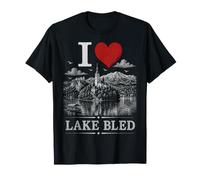 I Love Lake Bled Slovenia Travel Souvenir Camiseta