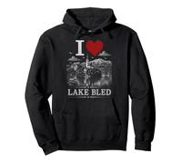 I Love Lake Bled Slovenia Travel Souvenir Sudadera con Capucha