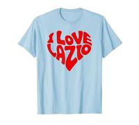 I Love Lazio Camiseta, Hombre, Azul Bebé, XL