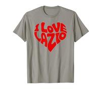 I Love Lazio Camiseta, Hombre, Pizarra, XXL