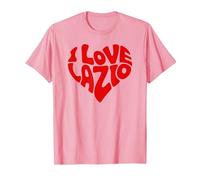 I Love Lazio Camiseta, Hombre, Rosado, L