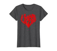 I Love Lazio Camiseta, Mujer, Jaspeado Oscuro, XXL