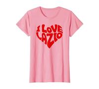 I Love Lazio Camiseta, Mujer, Rosado, XXL