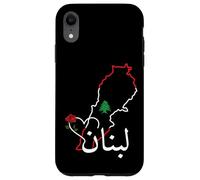 I Love Lebanon Bandera libanesa, Bandera libanesa, Beirut Líbano Carcasa para iPhone XR