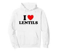 I Love Lentils Funny Healthy Soup Comer Legumbres Comida India Dal Sudadera con Capucha