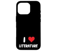I Love Literature - Heart - Libros Escritura Leer Escribir Carcasa para iPhone 16 Pro