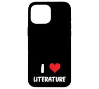 I Love Literature - Heart - Libros Escritura Leer Escribir Carcasa para iPhone 16 Pro MAX