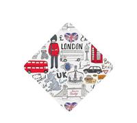 I Love London - Ambientador para coche, 10 hojas perfumadas para colgar