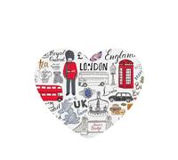 I Love London - Ambientador para coche, 10 hojas perfumadas para colgar