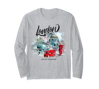 I Love London, Cool London UK Graphic Outfit, It's London Manga Larga