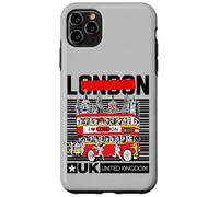 I Love London, Cool London UK Red Bus Illustration Graphic Carcasa para iPhone 11 Pro MAX