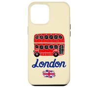 I Love London, Cool London UK Red Bus Illustration Graphic Carcasa para iPhone 12 Pro Max