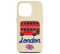 I Love London, Cool London UK Red Bus Illustration Graphic Carcasa para iPhone 13 Pro