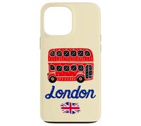 I Love London, Cool London UK Red Bus Illustration Graphic Carcasa para iPhone 13 Pro Max