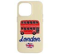 I Love London, Cool London UK Red Bus Illustration Graphic Carcasa para iPhone 14 Pro Max