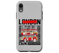 I Love London, Cool London UK Red Bus Illustration Graphic Carcasa para iPhone XR