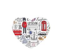 I Love London Printing - Ambientador para coche, 10 unidades, con cuerda para coche y hogar