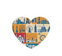 I Love London Printing - Ambientadores de coche para hojas colgantes perfumadas para baño, 10 unidades, con cuerda