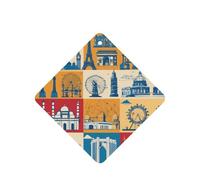 I Love London Printing - Ambientadores de coche para hojas colgantes perfumadas para baño, 10 unidades, con cuerda