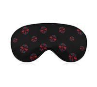 I Love London UK Flag Sleeping Blindfold Mask Cute Eye Shade Cover con correa ajustable para Mujeres Hombres Night