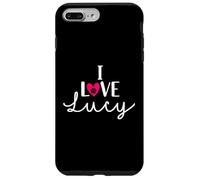 I Love Lucy A Love - Nombre de perro con diseño de corazón Carcasa para iPhone 7 Plus/8 Plus