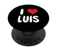 I Love Luis - Corazón - Nombre PopSockets PopGrip Adhesivo