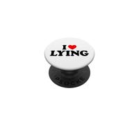 I Love Lying Shirt, I Heart Lying PopSockets PopGrip Adhesivo