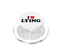 I Love Lying Shirt, I Heart Lying PopSockets PopGrip para MagSafe