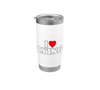 I Love Lying Vaso térmico de acero inoxidable de doble pared