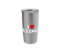 I Love Lying Vaso térmico de acero inoxidable de doble pared