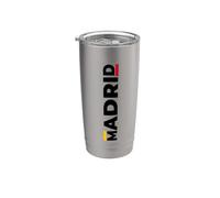 I Love Madrid, Cool Madrid Spain Illustration Design Style Vaso térmico de acero inoxidable de doble pared