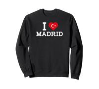 I Love Madrid Funny Turkish Flag Prank Joke Gag Cool Novelty Sudadera