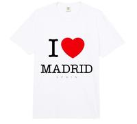 I Love Madrid Spain Novelty Graphic T-Shirts & Cool Designs Comfort Colors Adult Heavyweight T-Shirt