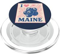 I Love Maine Blueberries Arte Mainer PopSockets PopGrip para MagSafe