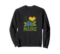 I Love Maine Blueberries Arte Mainer Sudadera