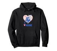 I Love Maine Blueberries Arte Mainer Sudadera con Capucha