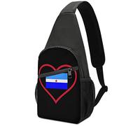 I Love Makatea Red Heart Crossbody Mochila Bolso de Hombro Ligero Una Correa Sling Bag Travel Senderismo Daypack