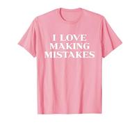 I Love Making Mistakes Y2k Aesthetic Trendy Slogan Camiseta