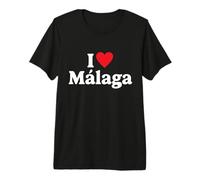 I Love Málaga Camiseta Premium