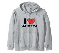 I Love Mallorca España Sudadera con Capucha