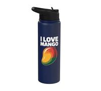 I Love Mango Tropical Fruit Passion Design Stainless Steel Insulated Water Bottle