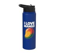 I Love Mango Tropical Fruit Passion Design Stainless Steel Insulated Water Bottle