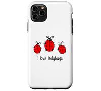 I Love Mariquitas Insectos Mariquita Escarabajo Mariquita Carcasa para iPhone 11 Pro Max