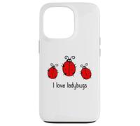 I Love Mariquitas Insectos Mariquita Escarabajo Mariquita Carcasa para iPhone 13 Pro