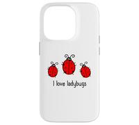 I Love Mariquitas Insectos Mariquita Escarabajo Mariquita Carcasa para iPhone 14 Pro