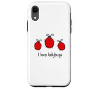 I Love Mariquitas Insectos Mariquita Escarabajo Mariquita Carcasa para iPhone XR
