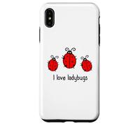 I Love Mariquitas Insectos Mariquita Escarabajo Mariquita Carcasa para iPhone XS Max