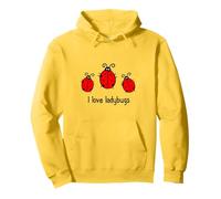 I Love Mariquitas Insectos Mariquita Escarabajo Mariquita Sudadera con Capucha