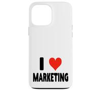 I Love Marketing - Heart Funny Ads Agencia de Publicidad Publicidad Carcasa para iPhone 13 Pro MAX