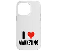 I Love Marketing - Heart Funny Ads Agencia de Publicidad Publicidad Carcasa para iPhone 14 Pro MAX
